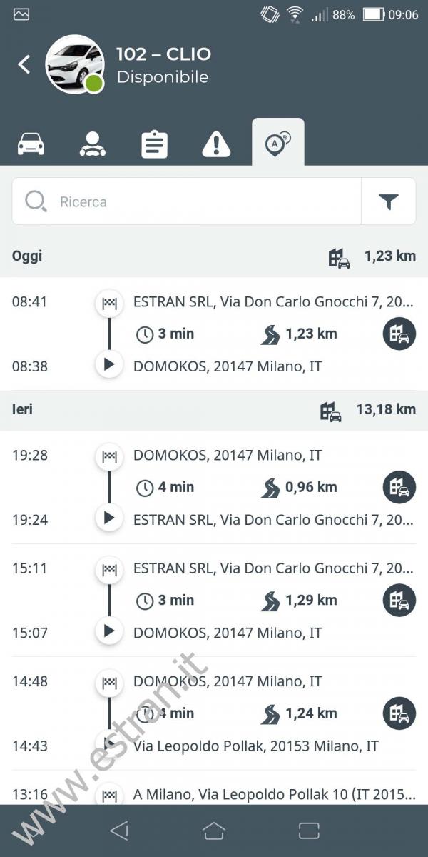 WEBFLEET MOBILE - Android - Viaggi