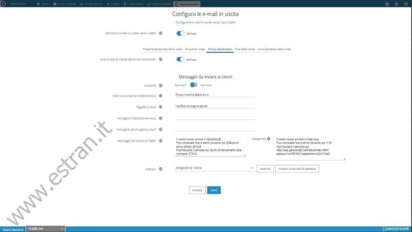 Configura notifiche